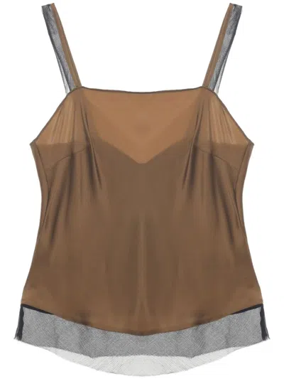 The Garment Catania Top In 褐色