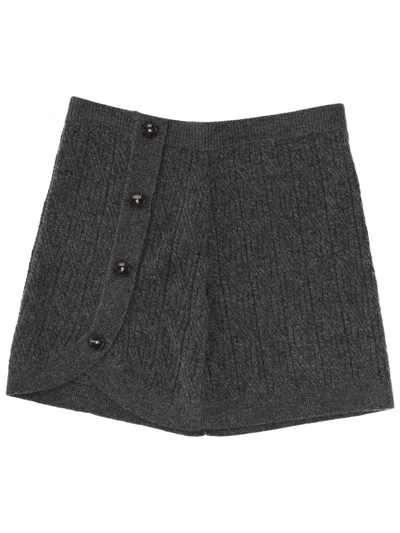 The Garment Chic Mini Skirt For Women In Gray