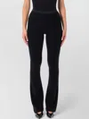 The Garment Ultra Long Trousers Size 6 With Flared Hem In Black