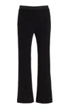 The Garment Chloe Stretch-crepe Flared Pants In Black