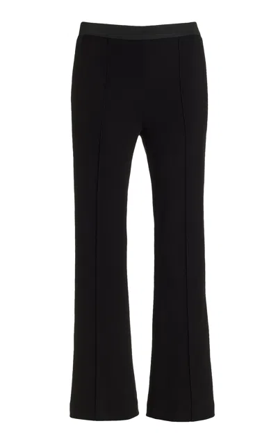 The Garment Chloe Stretch-crepe Flared Pants In Black