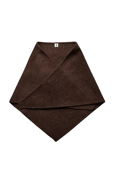 The Garment Clooney Wool Scarf In Brown