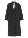 The Garment Single-breasted Felted Coat In Gray
