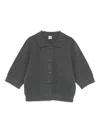 The Garment Collared Cardigan In Gray