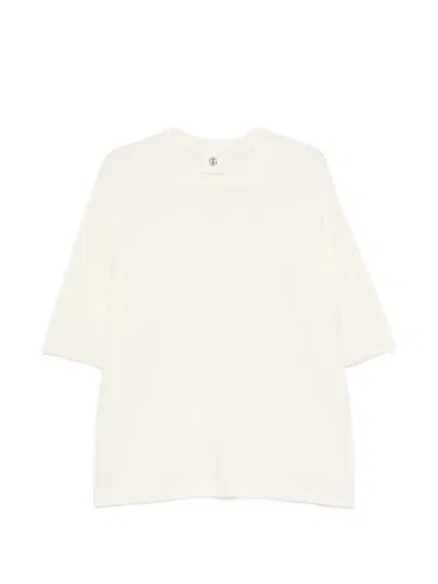 The Garment Como Fine-knit Oversized-fit Short-sleeved Sweater In Multi