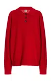THE GARMENT COMO KNIT WOOL-CASHMERE POLO SWEATER