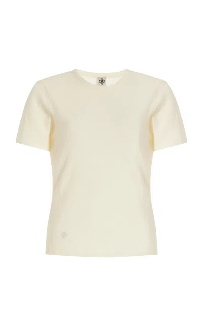 The Garment Como Knit Tee In Ivory