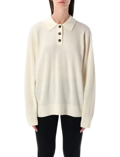 The Garment Como Polo Sweater In White