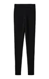 The Garment Como Ribbed Wool Leggings In Black