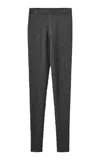 The Garment Como Ribbed Wool Leggings In Grey