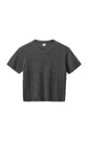The Garment Como Ribbed Wool Top In Grey