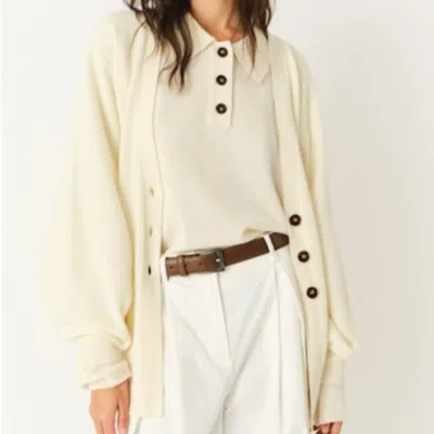 The Garment Como Sleeve Cardigan In Ivory