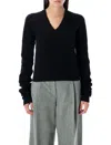 The Garment Como Sleeve Knit Sweater With Flattering V-neck