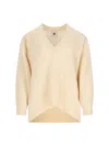 The Garment 'como' V-neck Sweater In Crema