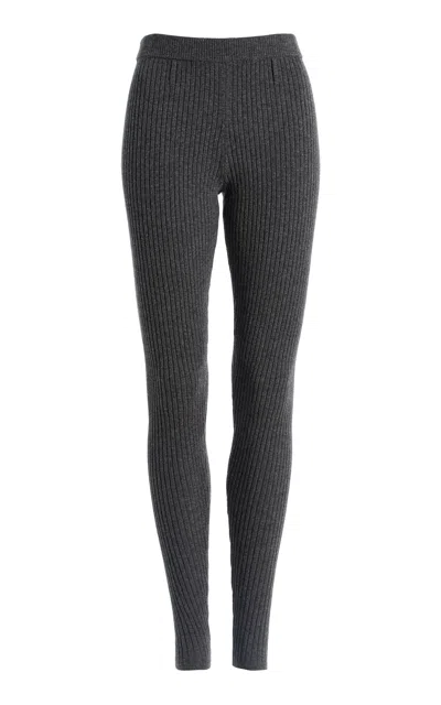 The Garment Como Wool-cashmere Skinny-leg Pants In Grey