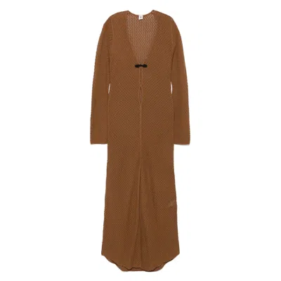 The Garment Long Dress "tanzania" In Brown
