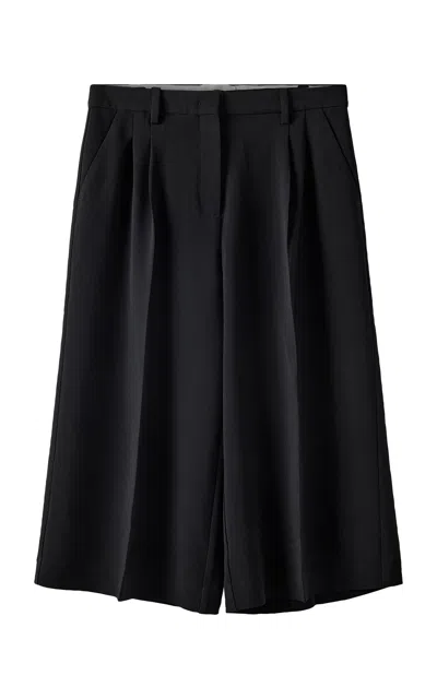 The Garment Crepe Culottes In Black