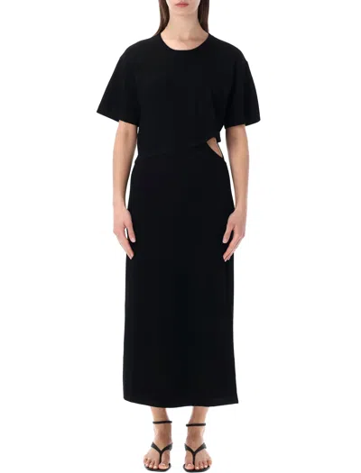 The Garment Cutout Knit Maxi Dress In Black