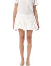 The Garment Cyprus Balloon Mini Skirt In White