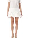 The Garment Cyprus Balloon Mini Skirt In White