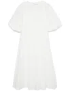 The Garment Cyprus Puff Dress In White