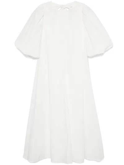 The Garment Cyprus Puff Dress In White
