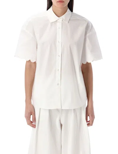 The Garment Cyprus Scallop-edged Shirt With Relaxed Fit