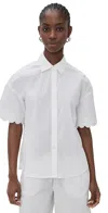 The Garment Cyprus Scallop Shirt White In White