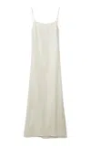 The Garment Daphne Silk-wool Shift Dress In White