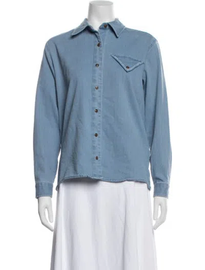 Pre-owned The Garment Denim Jacket In Blue