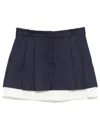The Garment Denever Mini Skirt In Blue