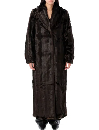 THE GARMENT THE DIXIE LONG VEGAN FUR COAT