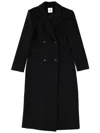 The Garment Double-breasted Coat In Black