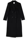 The Garment Double-breasted Coat In Black
