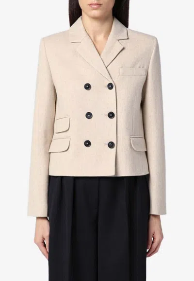 THE GARMENT DOUBLE-BREASTED CROPPED JACKET