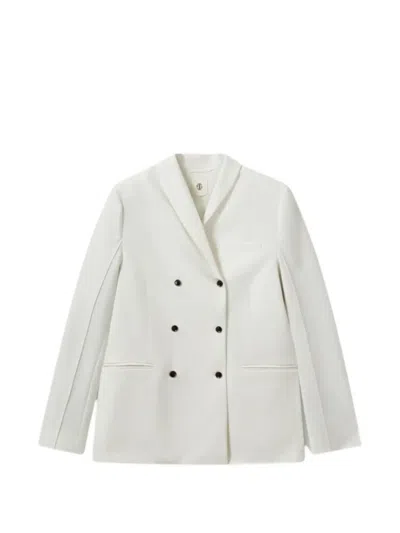 The Garment Double-breasted Blazer In White