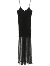 The Garment Madison Fringed Maxi Dress In Black