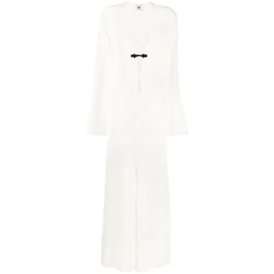 The Garment Tanzania Pointelle Maxi Dress In White