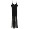 The Garment Madison Fringed Maxi Dress In Black