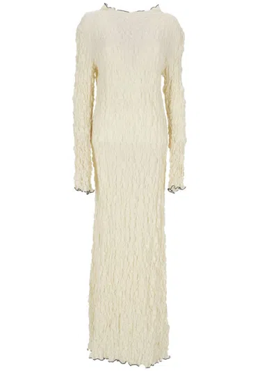 The Garment Off-white Veletta Maxi Dress In Vanilla