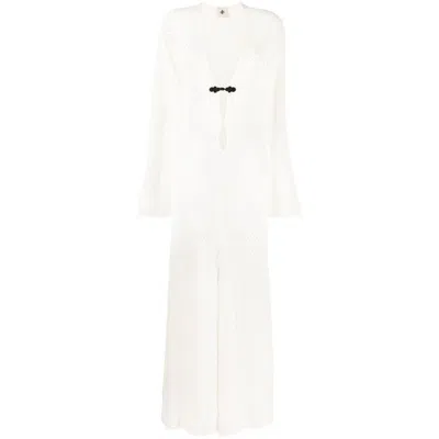The Garment Tanzania Pointelle Maxi Dress In White