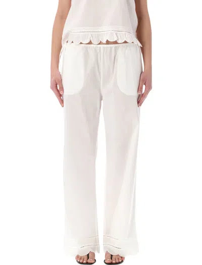 The Garment Elegant Organically Crafted Trousers In White