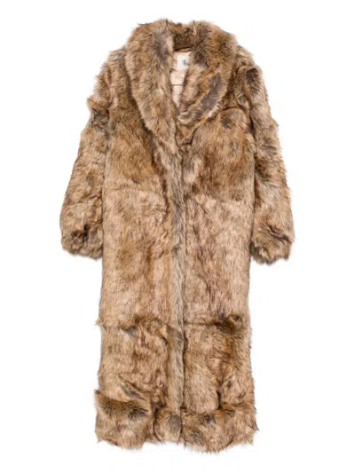 The Garment Faux-fur Coat In Brown