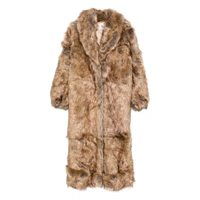 The Garment Faux-fur Coat In Brown