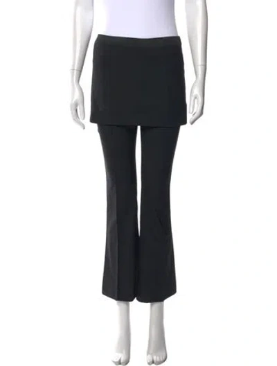 Pre-owned The Garment Flared Pants In Black