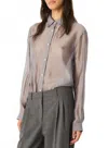 The Garment Gilian Button Down Shirt In Grey In Gray