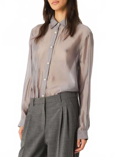 The Garment Gilian Button Down Shirt In Grey In Gray
