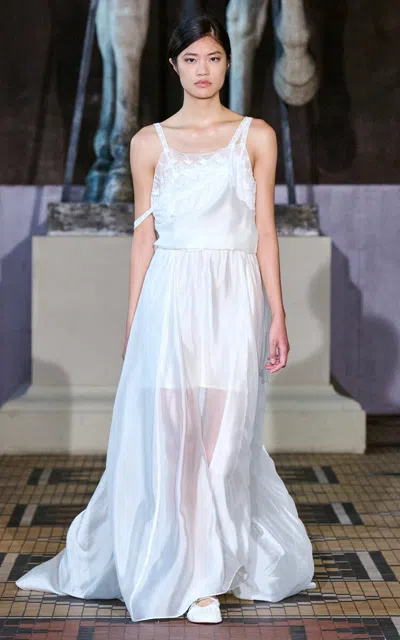 The Garment Gilian Flower Gown In Ivory
