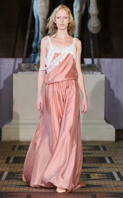 The Garment Gilian Flower Gown In Pink