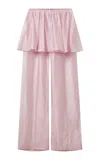 The Garment Gillian Peplum Pants In Pink